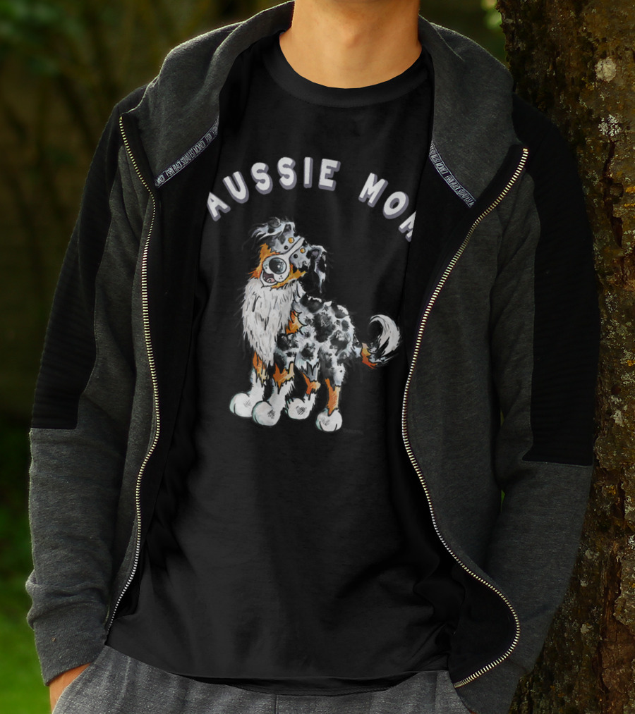 Aussie Mom Australian Shepherd T-Shirt