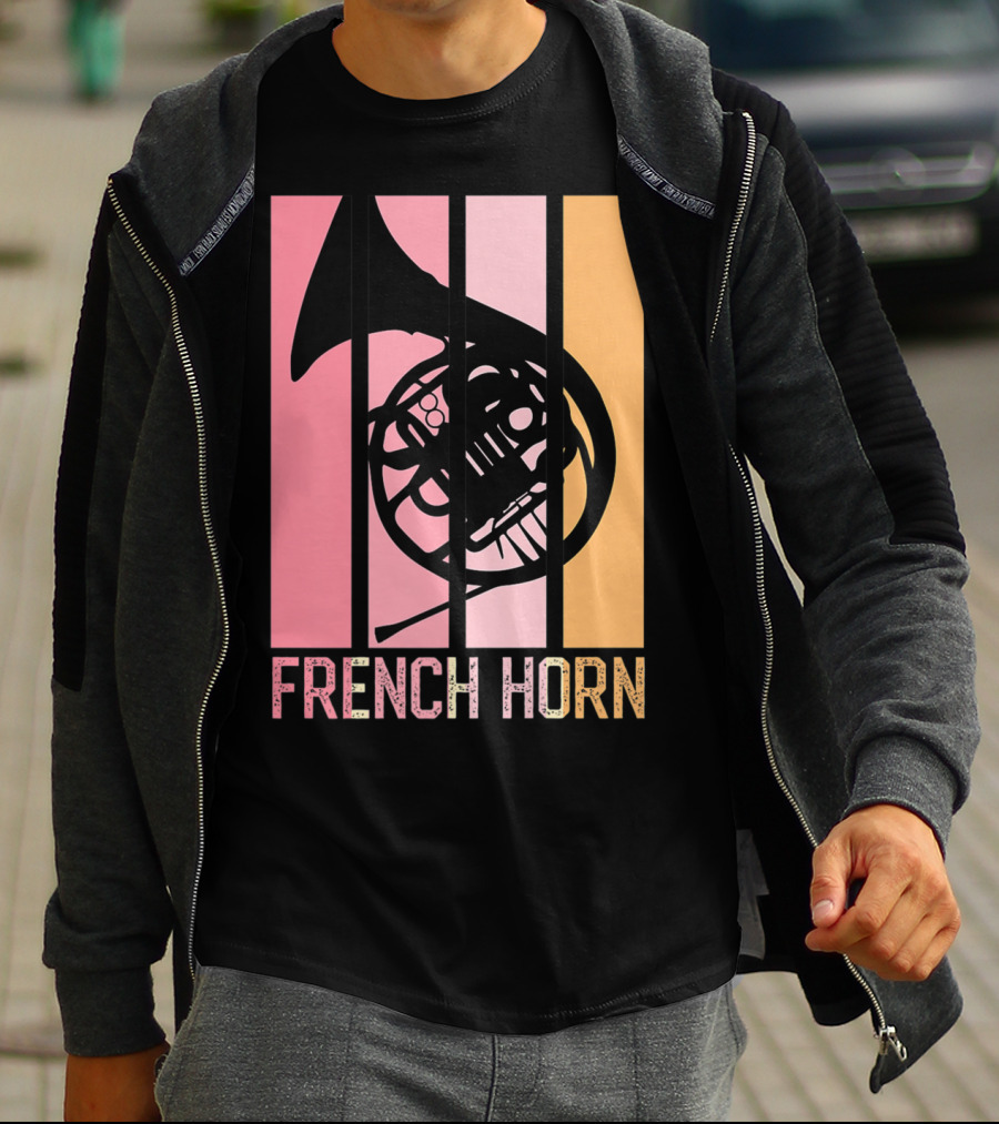 Band Mom Marching French Horn School75 T-Shirt