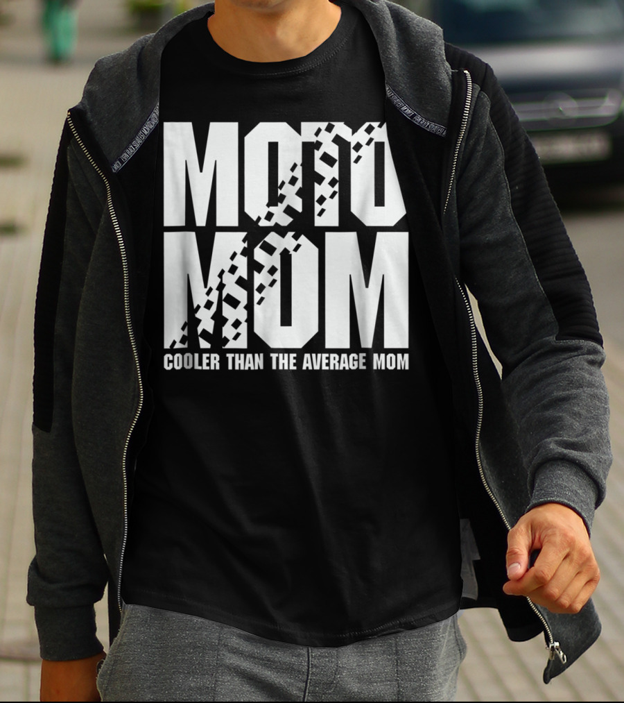 MOTO MOM Cooler Than The Average Mom98 T-Shirt