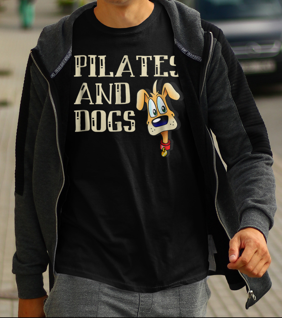 Pilates And Dogs Owner Lover Mom Instructor Teacher T-Shirt