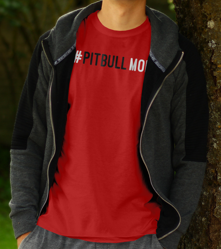 Pitbull Mom Dog Lover Animal Lover T-Shirt