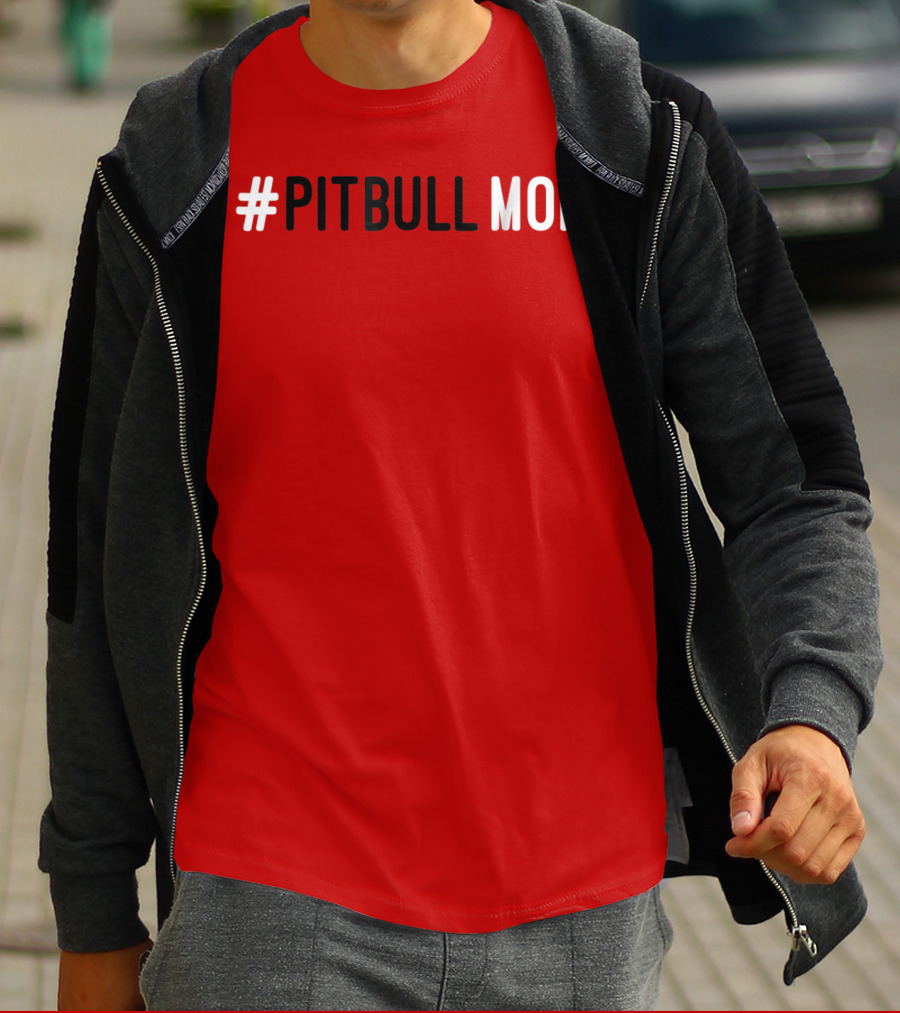 Pitbull Mom Dog Lover Animal Lover T-Shirt