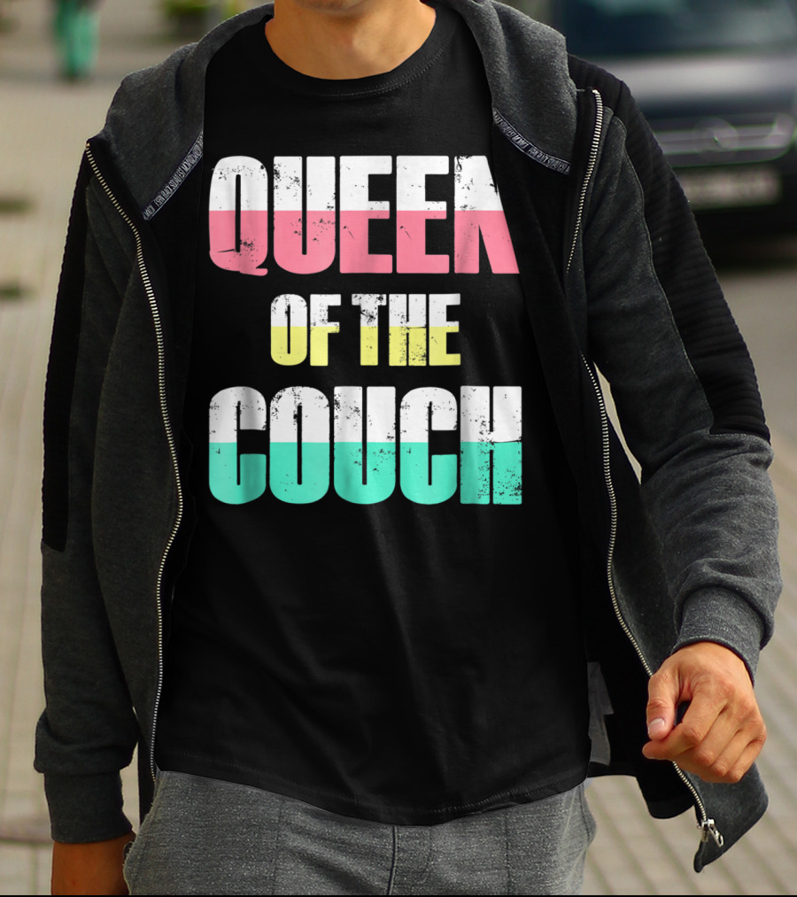 Queen Of The Couch Funny Mom Wife T-Shirt