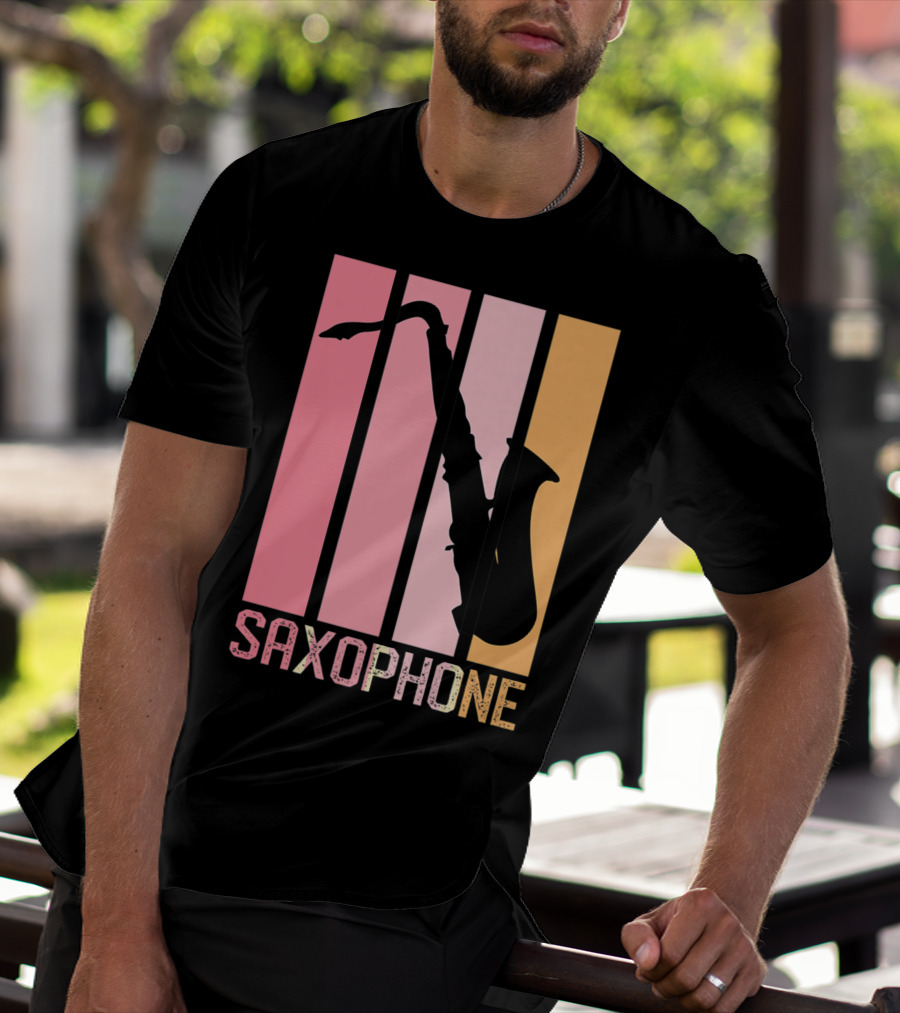 Saxophone Band Mom Marching Band School Music T-Shirt