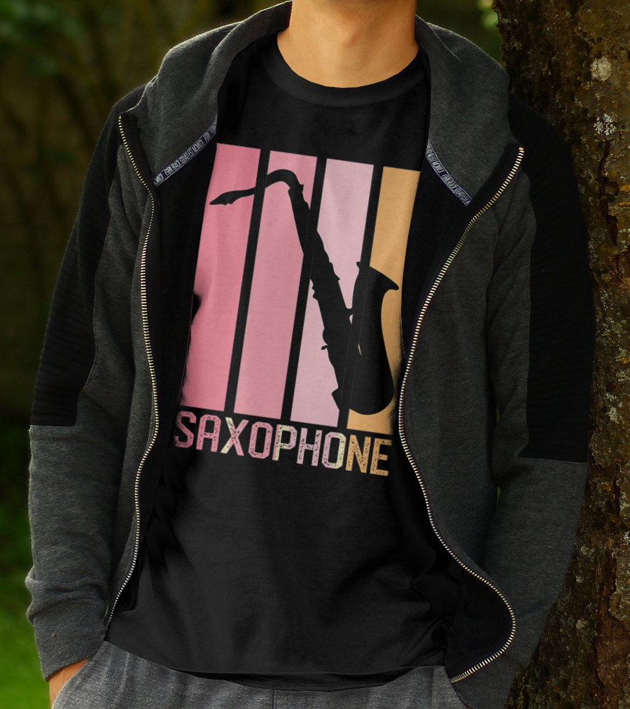 Saxophone Band Mom Marching Band School Music T-Shirt