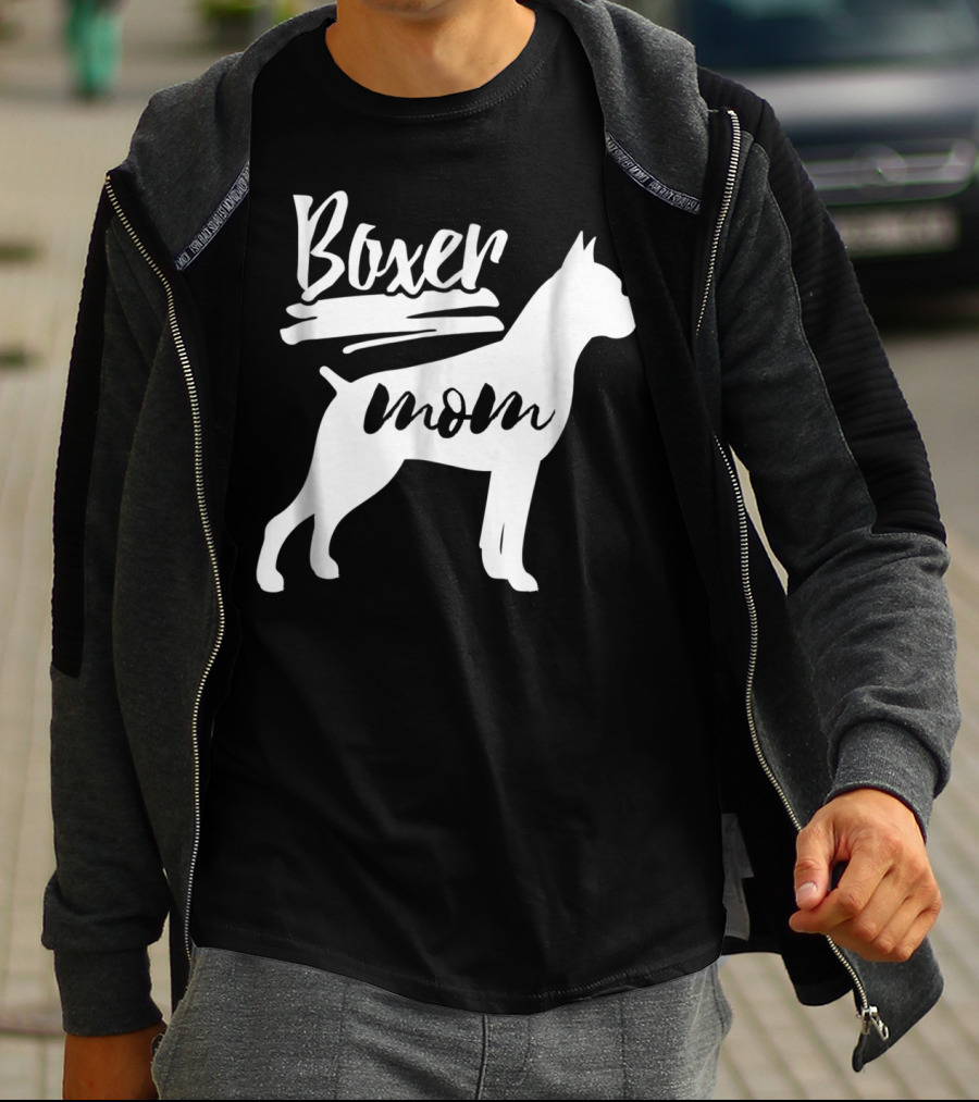 Boxer Mom Dog T-Shirt