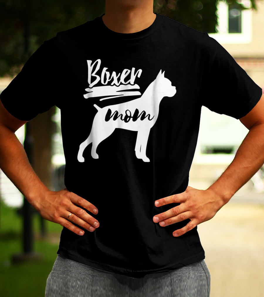 Boxer Mom Dog T-Shirt