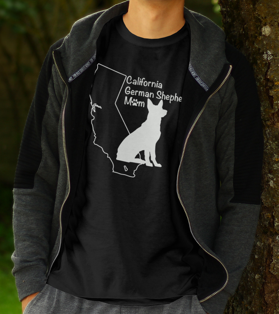 California German Shepherd Mom T-Shirt