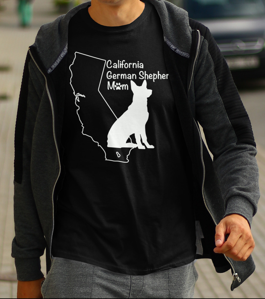 California German Shepherd Mom T-Shirt