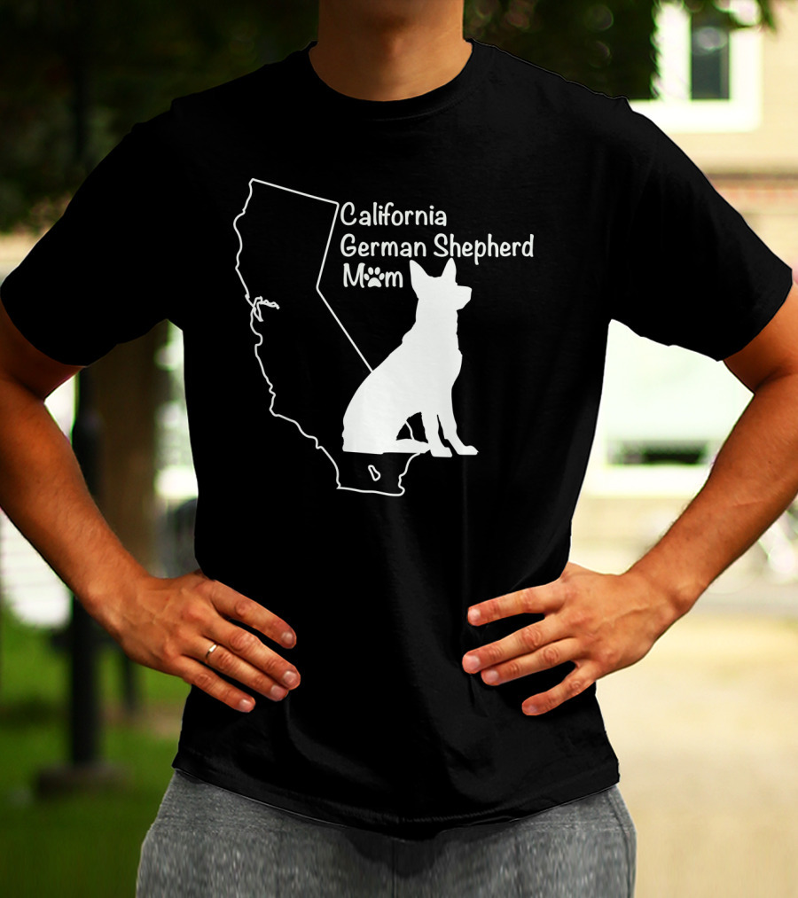 California German Shepherd Mom T-Shirt