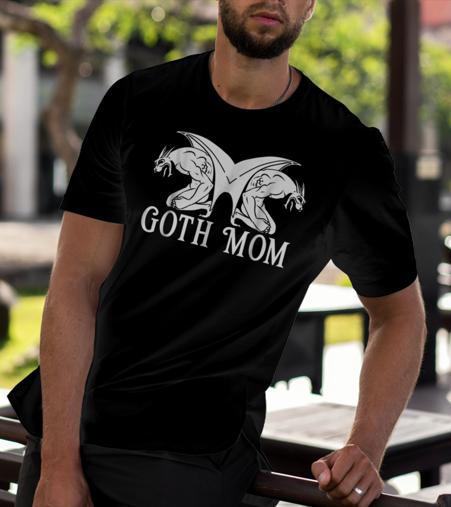 Goth Mom Gargoyle Embrace T-Shirt