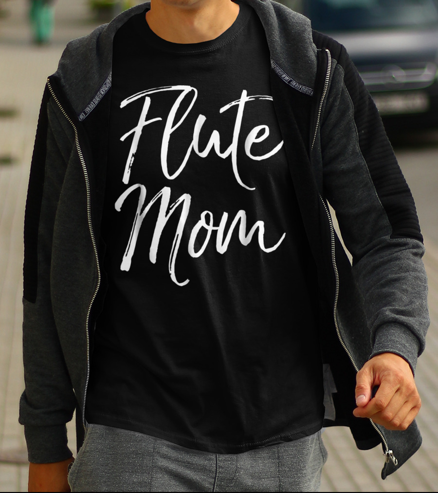 Flute Mom Cute Marching Band Mother For Women53 T-Shirt