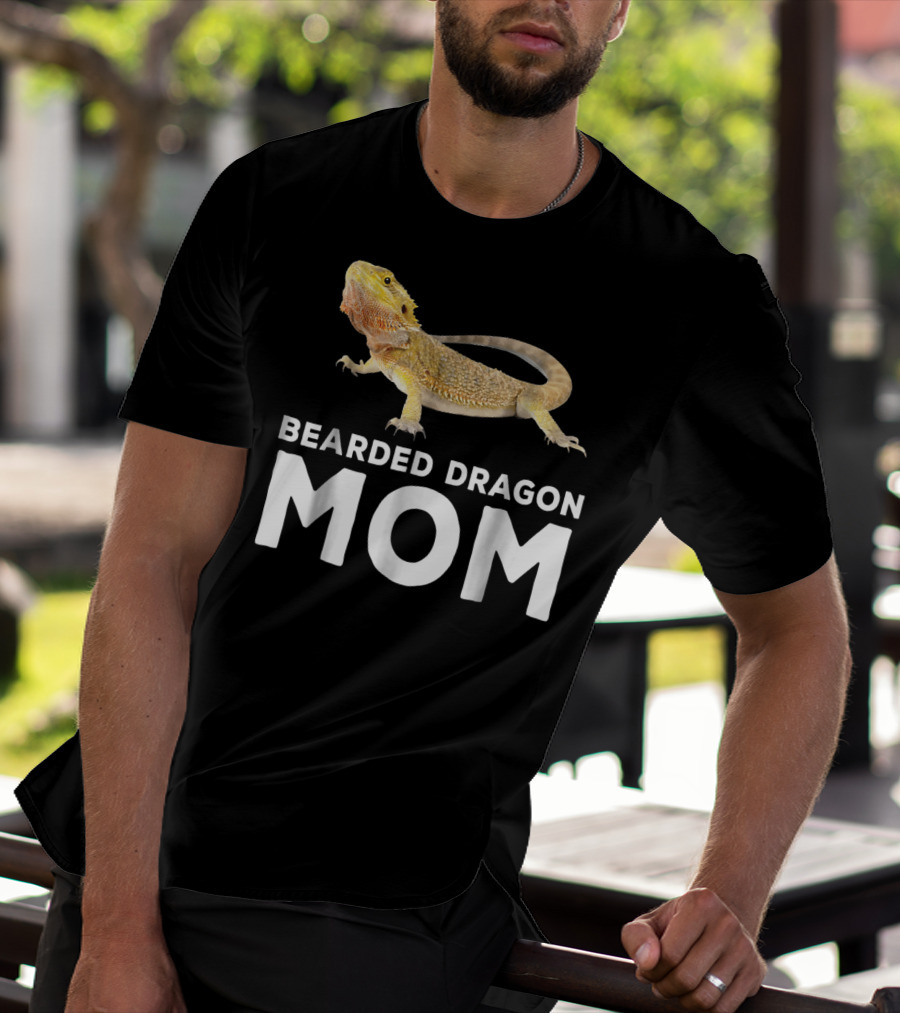 Bearded Dragon Mom Mother Pogona Reptile Enthusiast T-Shirt