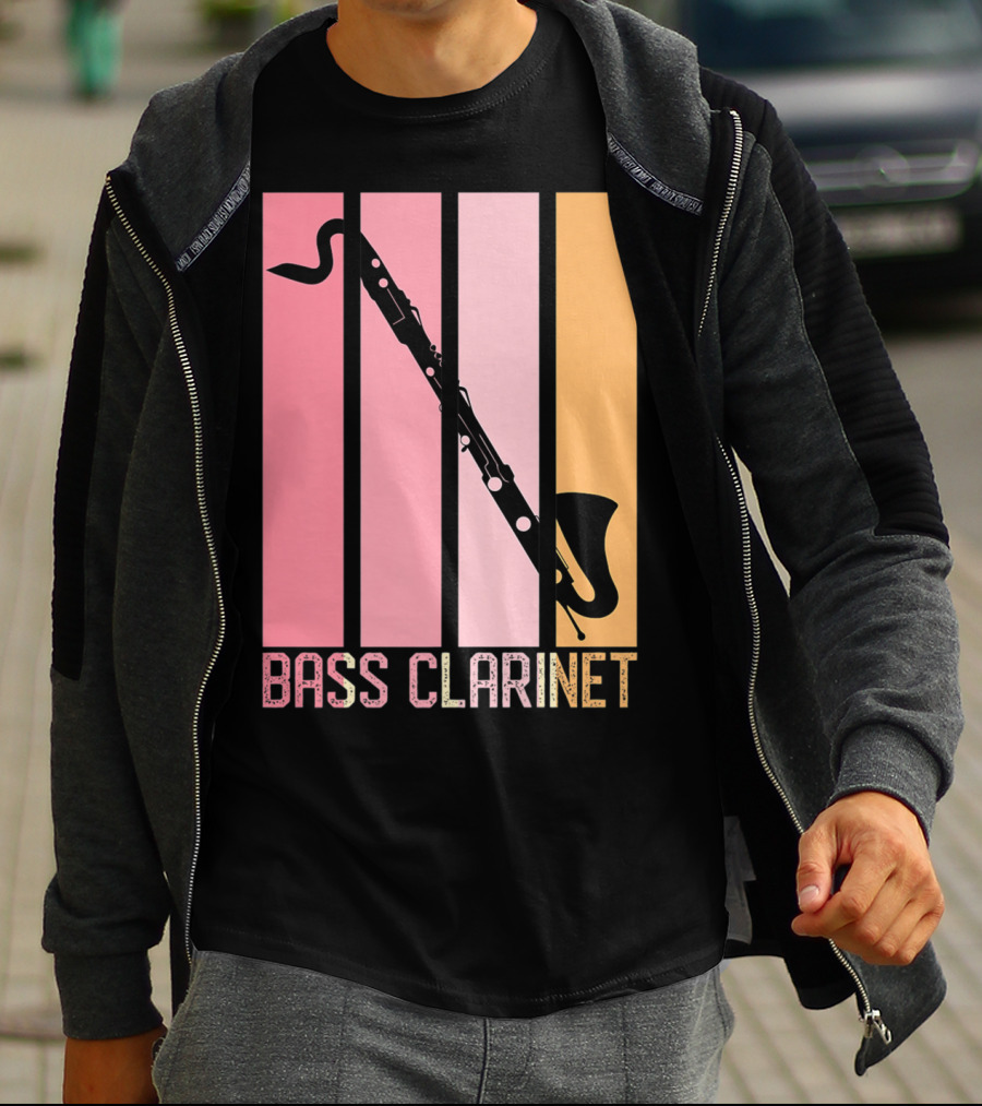 Bass Clarinet Band Mom Marching Band School T-Shirt