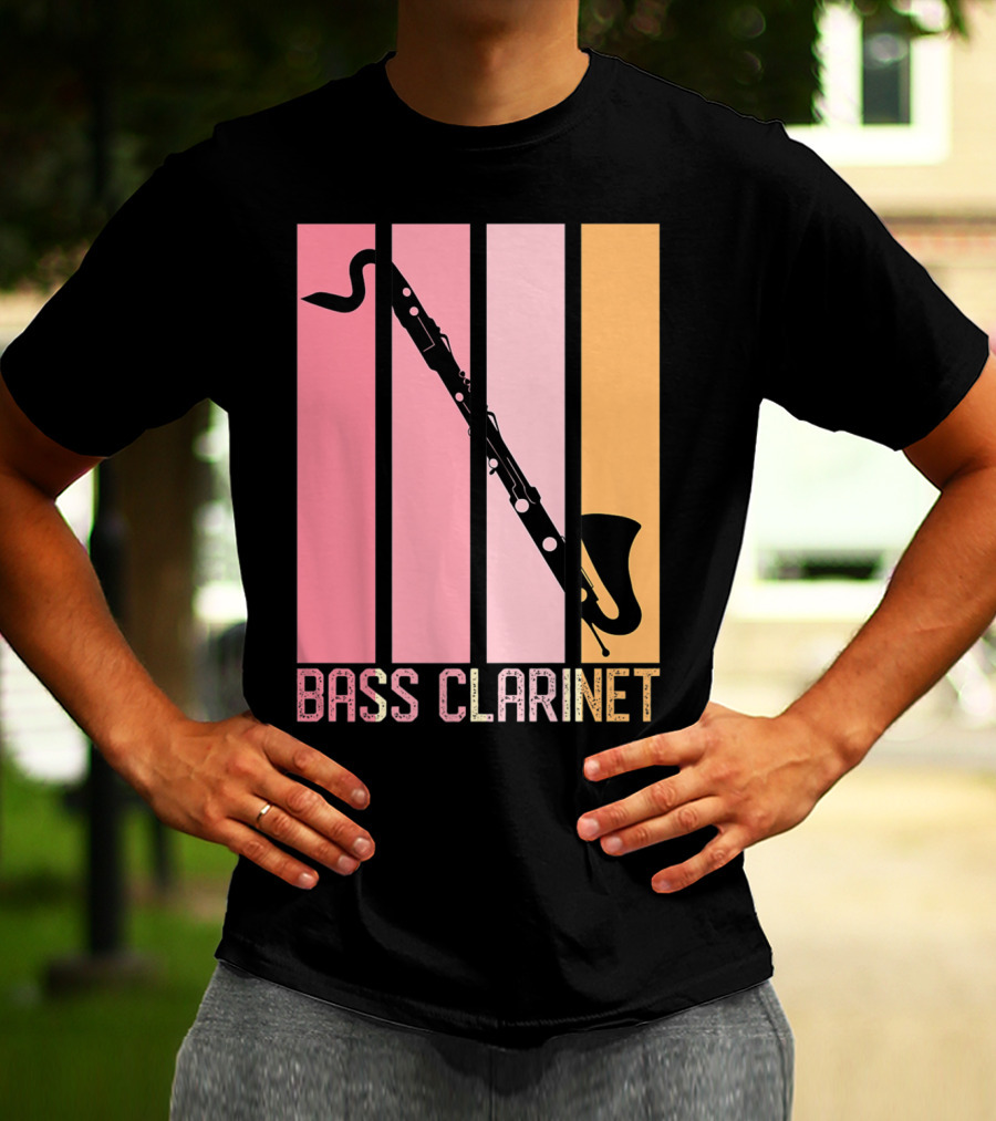 Bass Clarinet Band Mom Marching Band School T-Shirt