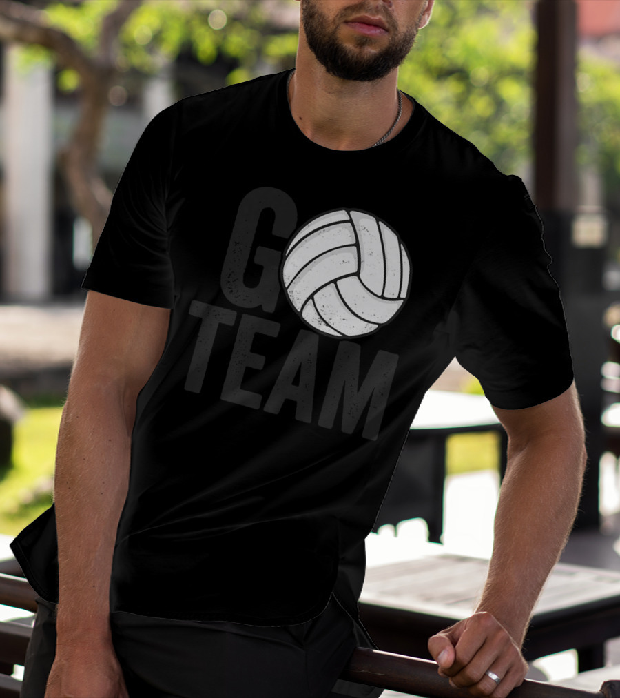 Go Team Volleyball Player Team Coach Family16 Volleyball T-Shirt