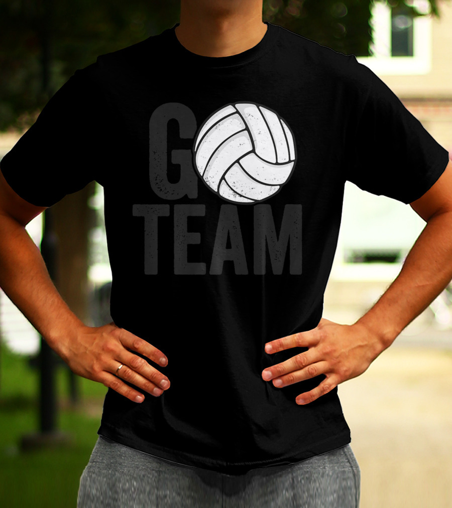 Go Team Volleyball Player Team Coach Family16 Volleyball T-Shirt
