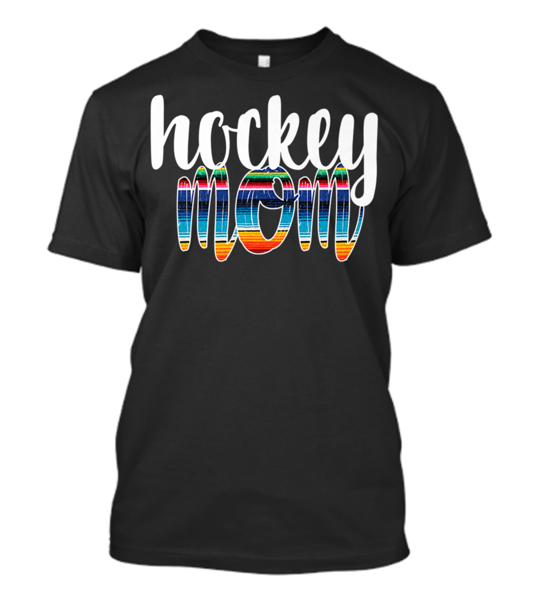 Hockey Mom Boho Serape Stripes T-Shirt