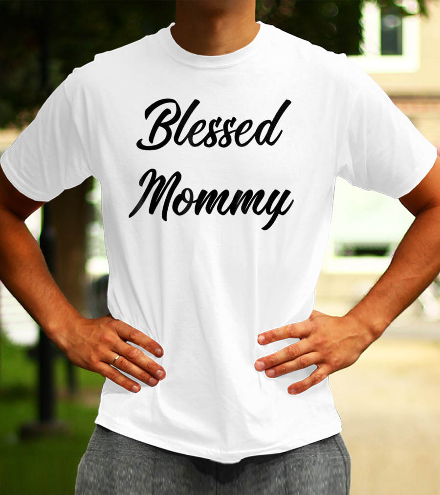 Blessed Mommy Christian Thanksgiving Cute T-Shirt