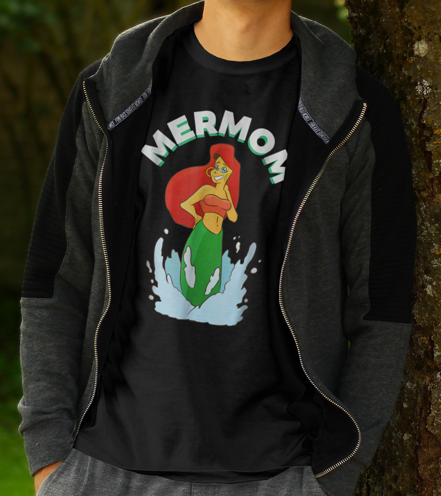 Mermom Cool Mermaid Mom Best Idea39 T-Shirt