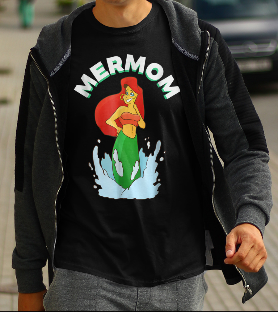 Mermom Cool Mermaid Mom Best Idea39 T-Shirt