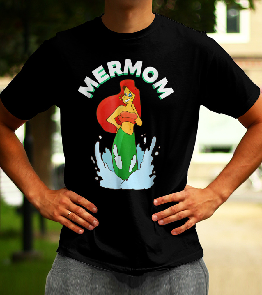Mermom Cool Mermaid Mom Best Idea39 T-Shirt
