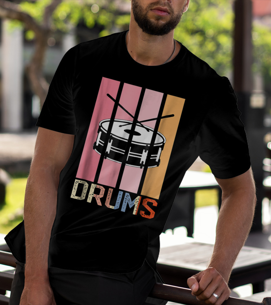 Drum Mom Marching Band High School Drums Drums95 T-Shirt