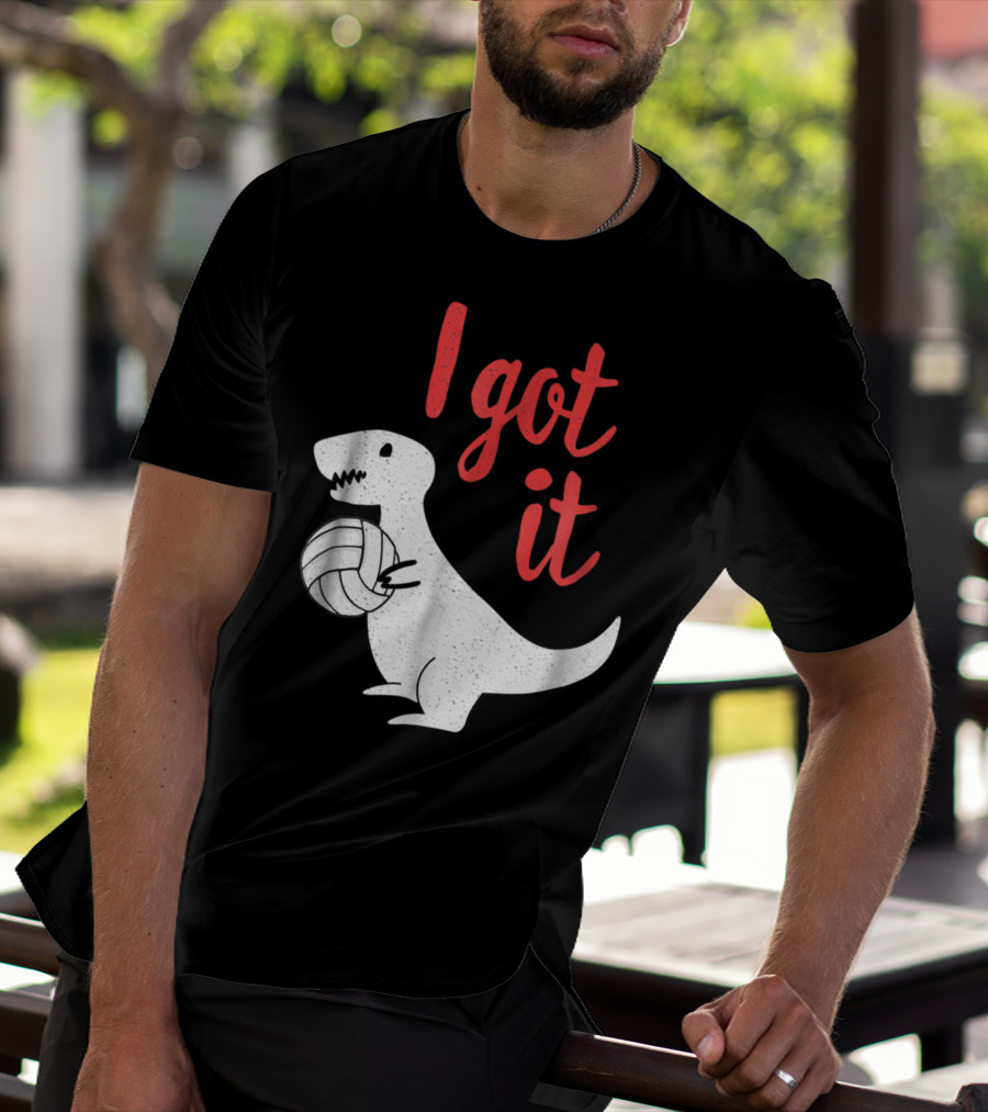 I Got It Cute TRex Volleyball Mom Dad Dinosaur T-Shirt