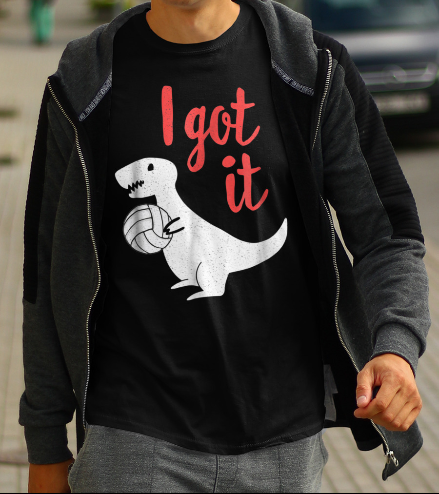 I Got It Cute TRex Volleyball Mom Dad Dinosaur T-Shirt
