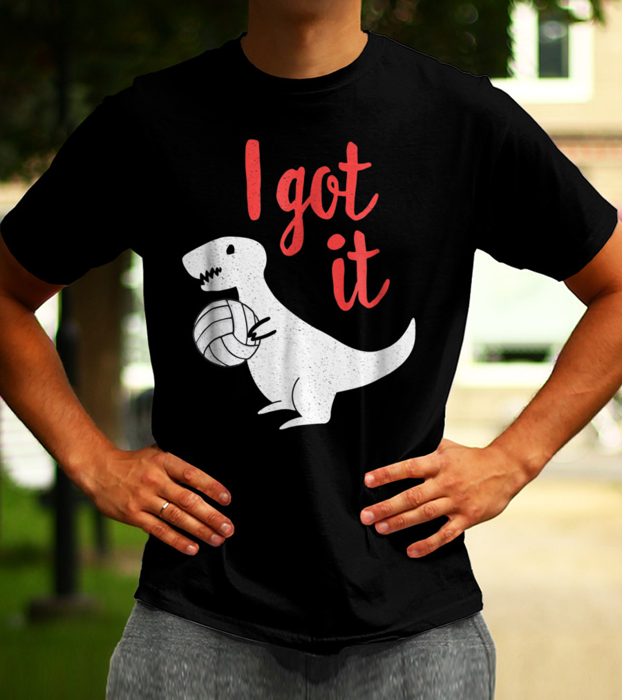 I Got It Cute TRex Volleyball Mom Dad Dinosaur T-Shirt