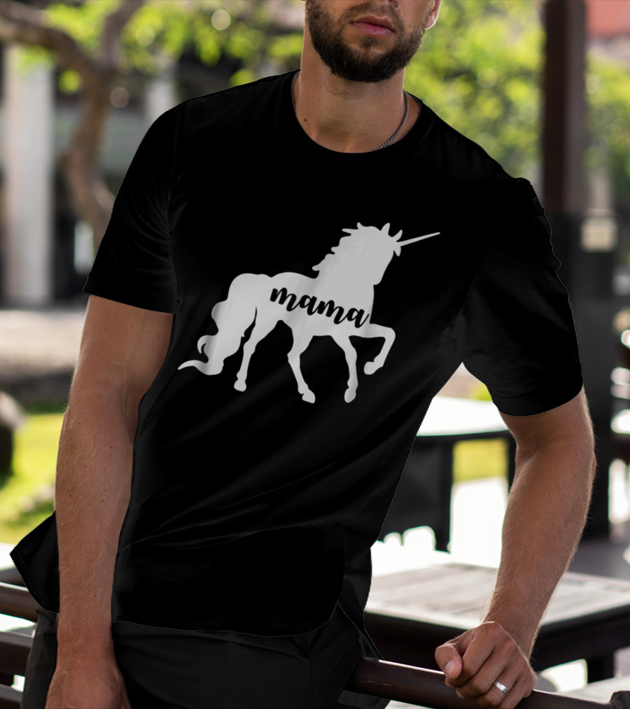 Mama Unicorn Horse T-Shirt