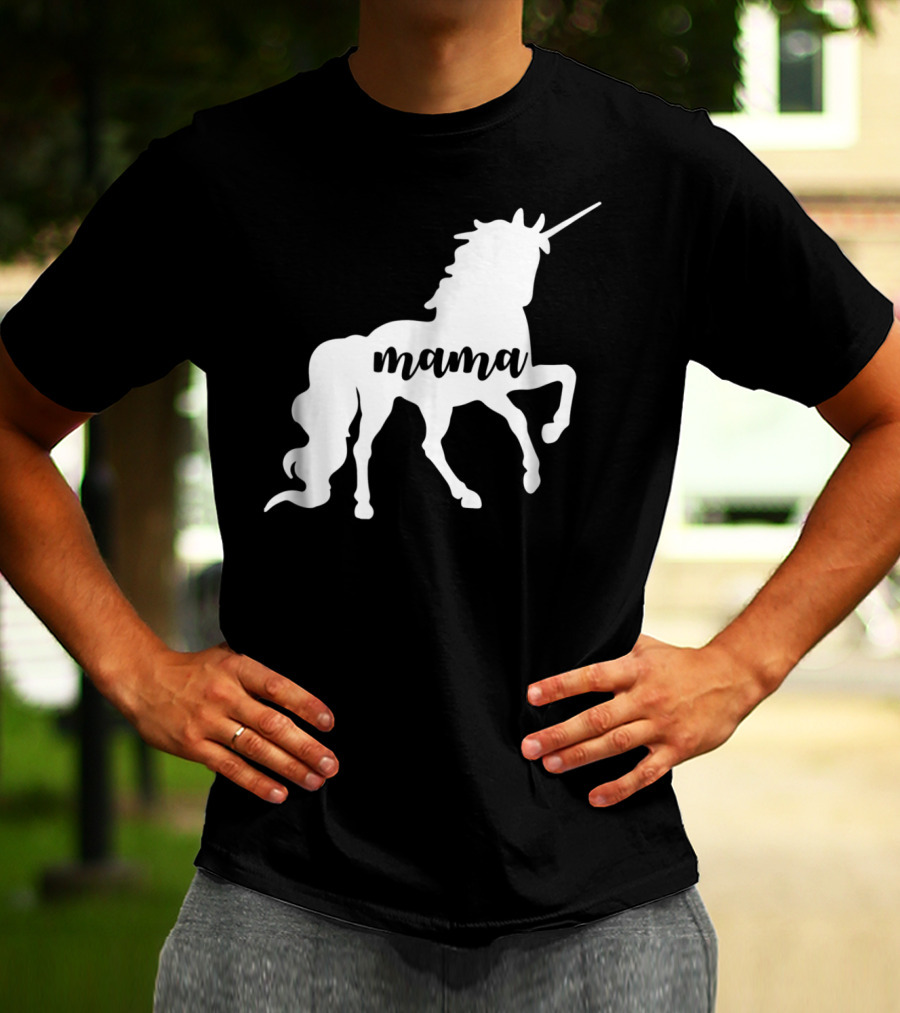 Mama Unicorn Horse T-Shirt