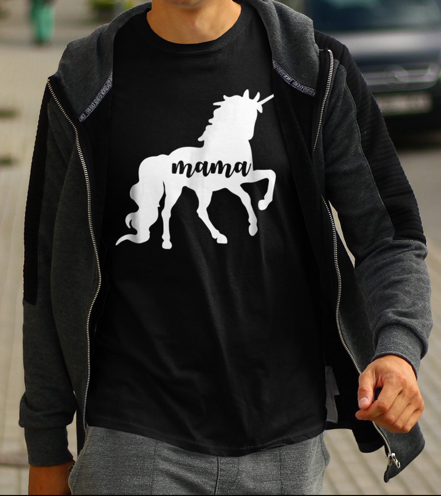 Mama Unicorn Horse New T-Shirt
