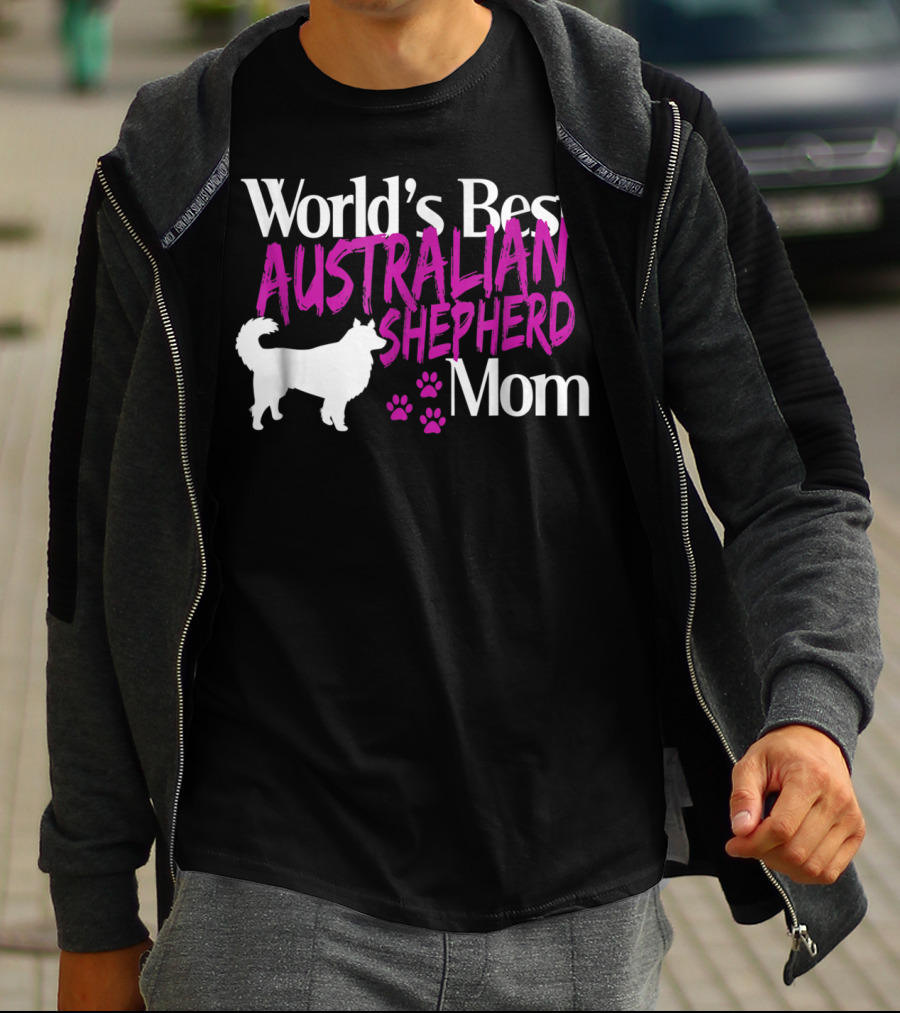 World's Best Australian Shepherd Mom T-Shirt