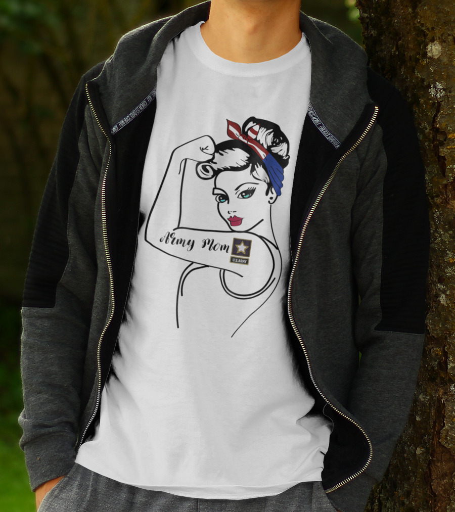 Army Mom U.S. Army Rosie Tribute Military Ideas For Her T-Shirt