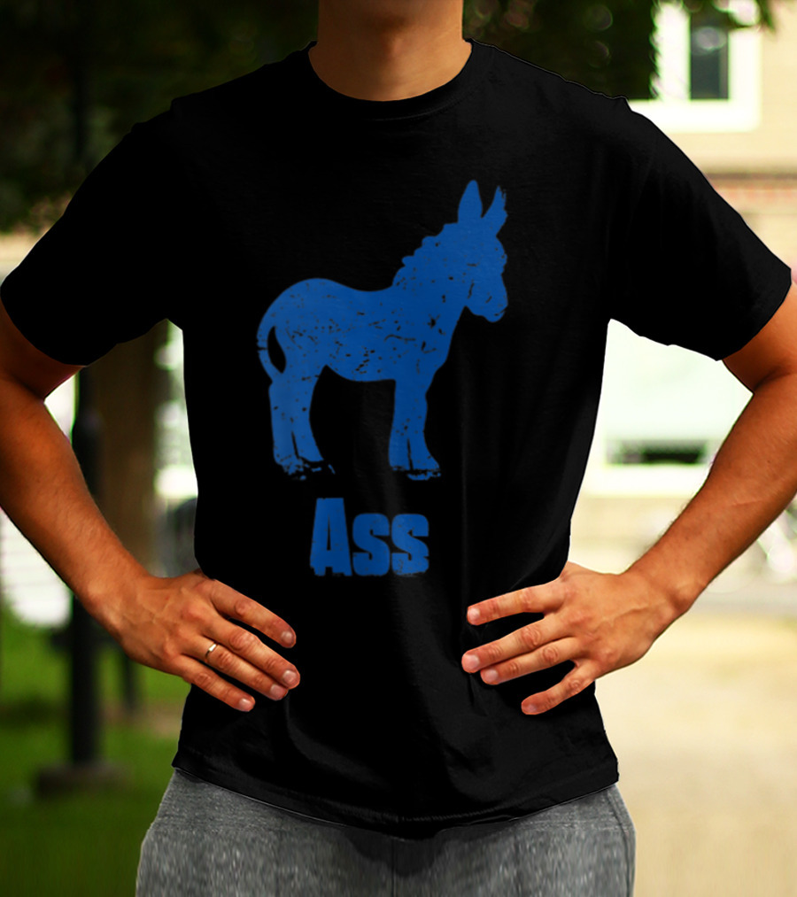 Ass Donkey Funny Dad Husband Wife72 T-Shirt
