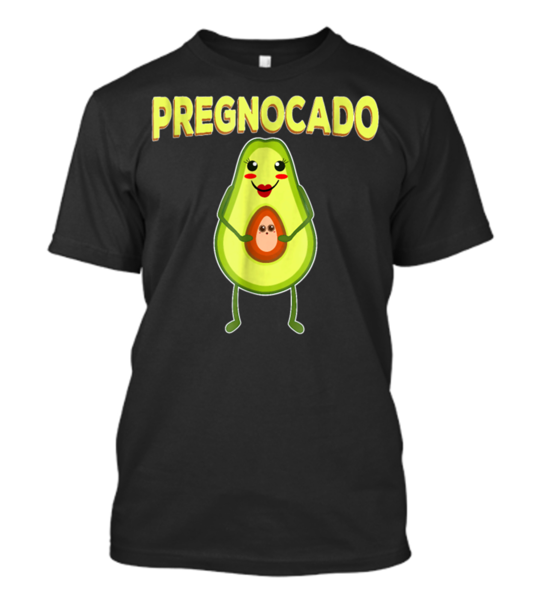 Pregnocado Avocado Pregnant Food Pregnancy Announcement T-Shirt