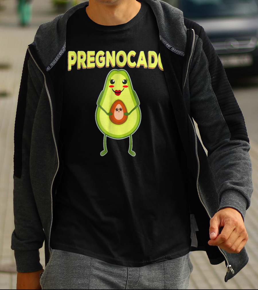 Pregnocado Avocado Pregnant Food Pregnancy Announcement T-Shirt