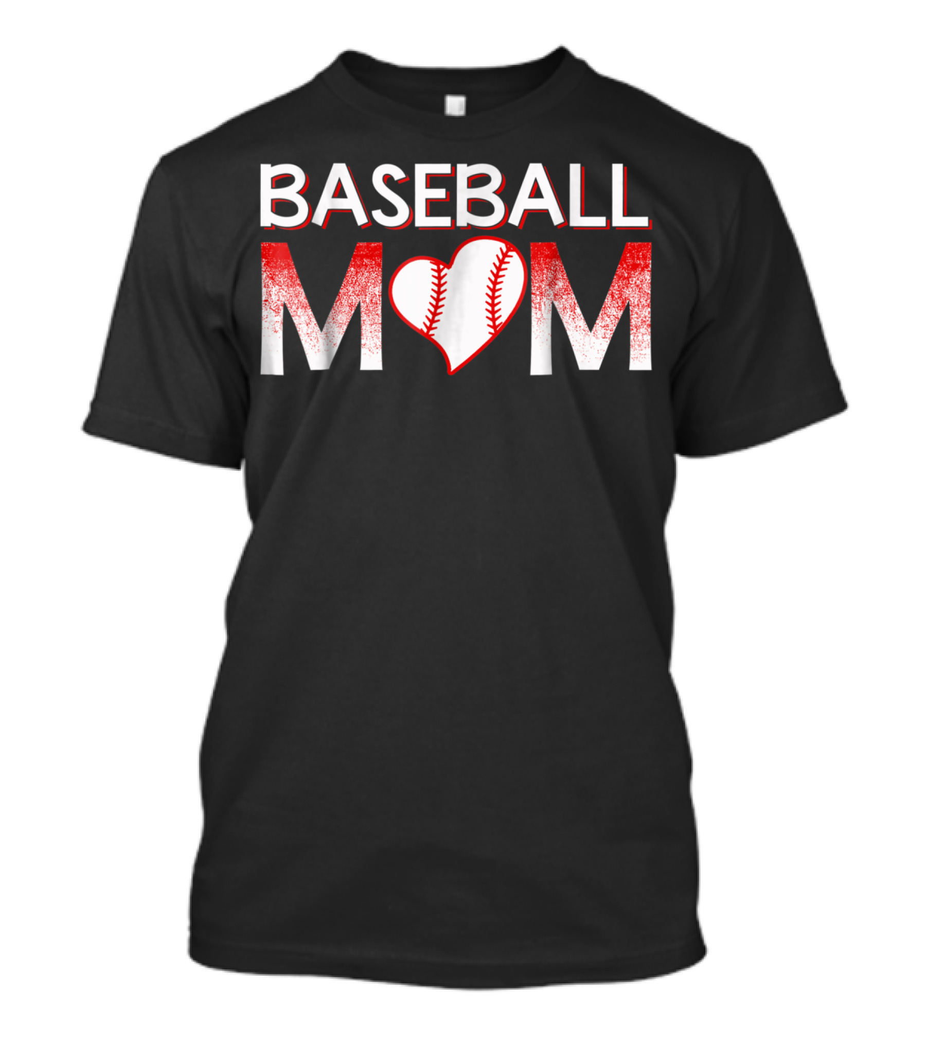 BASEBALL MOM LOVE BASEBALL PLAYER HEART T-Shirt