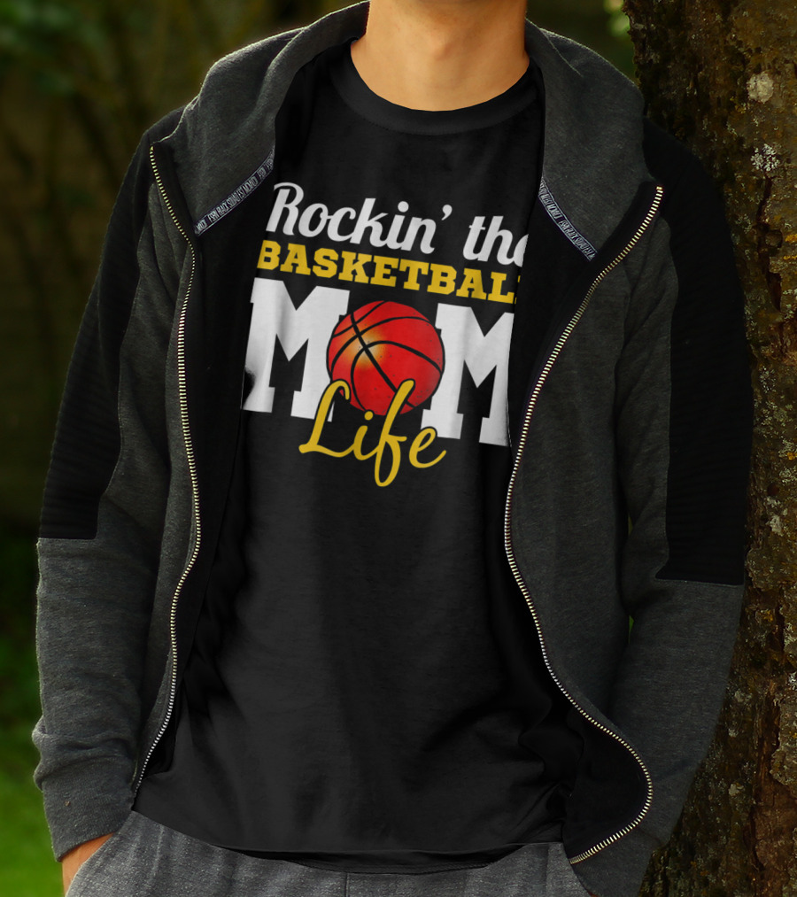 Rockin' The Basketball Mom Life T-Shirt