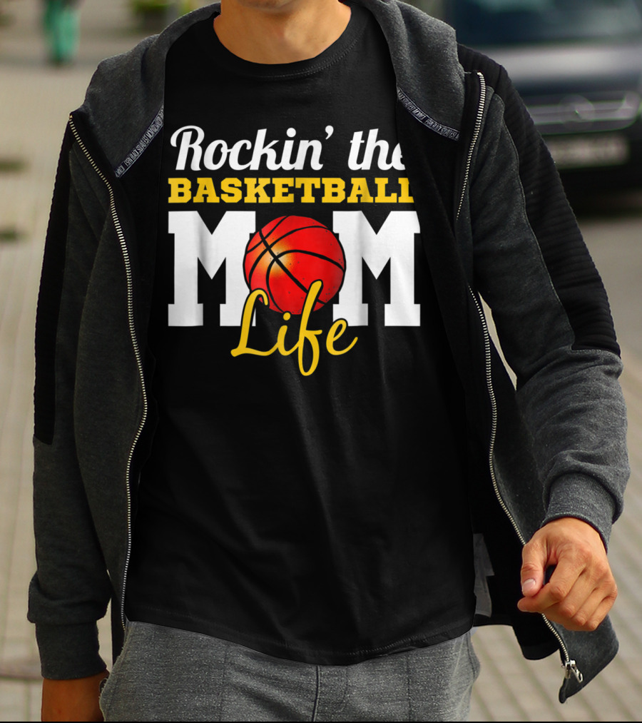 Rockin' The Basketball Mom Life T-Shirt