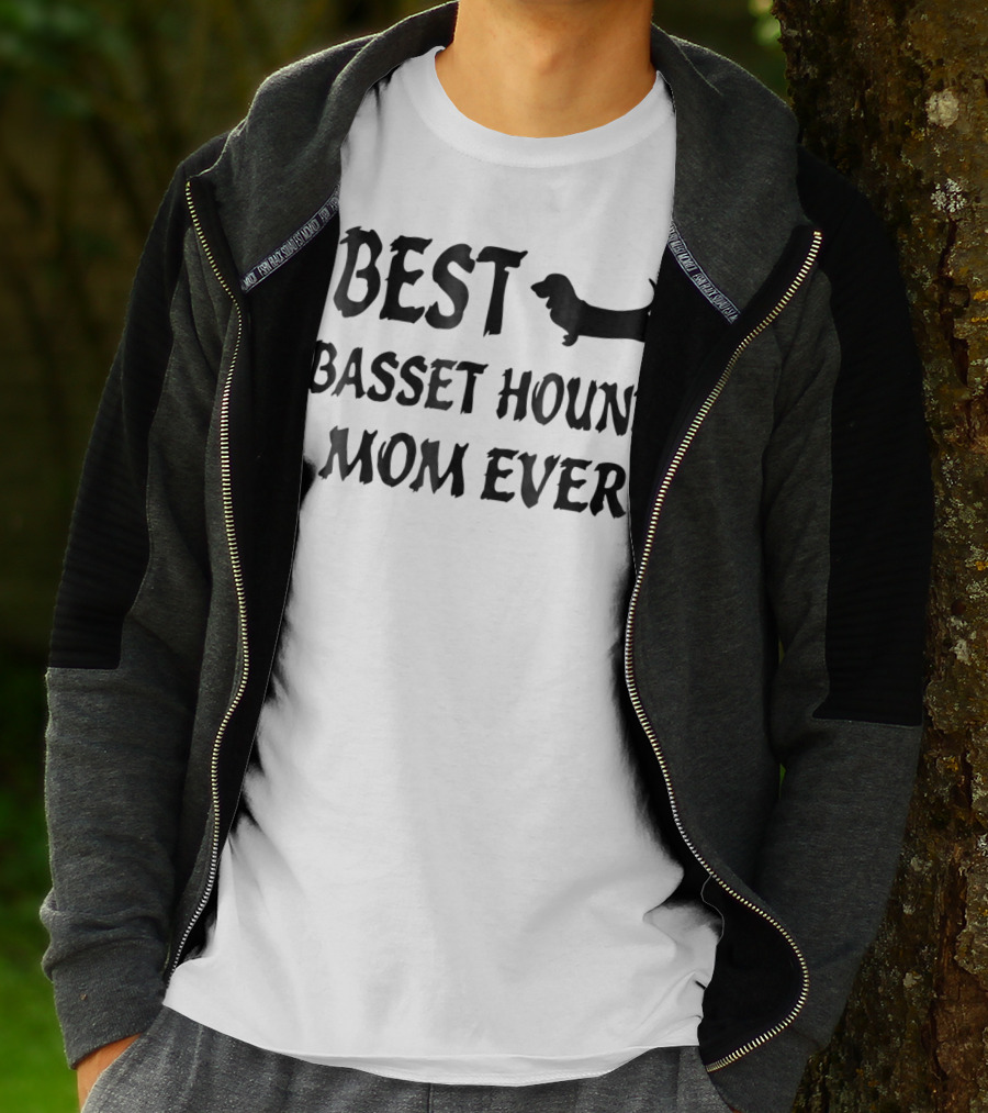 Best Basset Hound Mom Ever Basset Hound T-Shirt