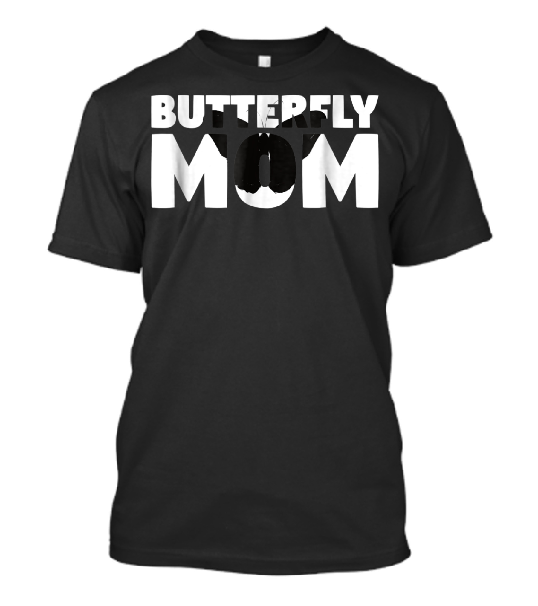 Butterfly Mom Butterfly Lover Animal For Mother Butterfly Typography T-Shirt