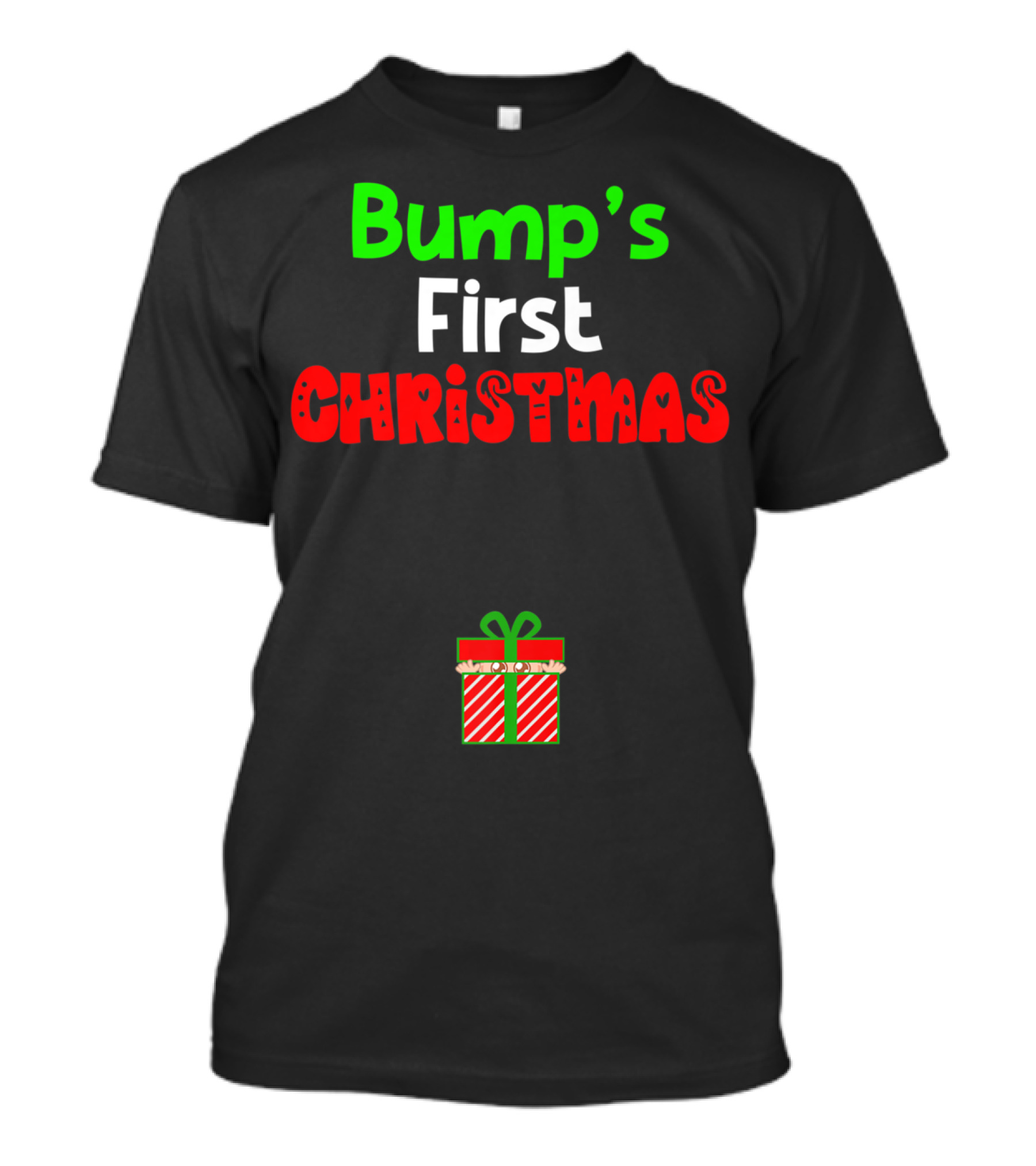 Bump's First Christmas Pregnant Expecting Gift T-Shirt