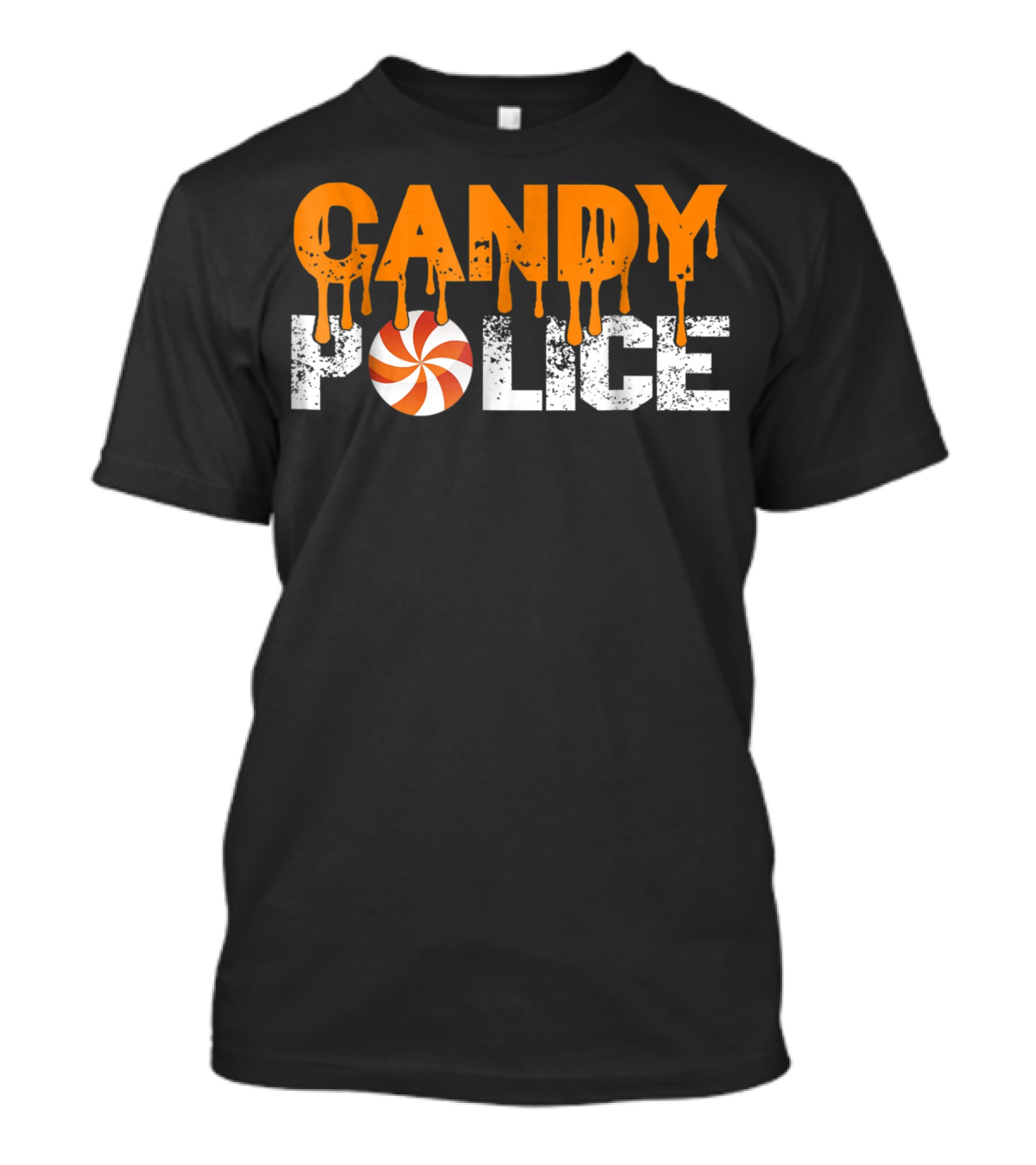 Candy Police Funny Mom Or Dad Halloween Candy Inspector T-Shirt