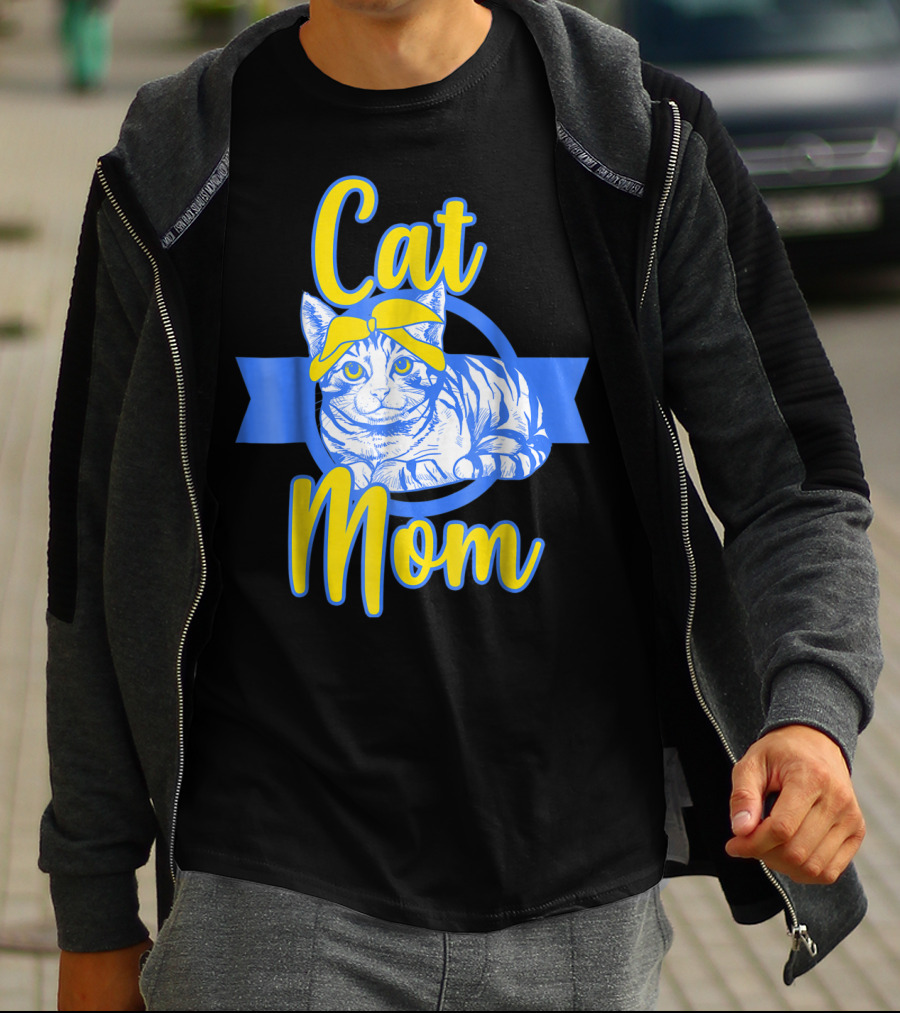 Cat Mom Funny Crazy Lady Rescue Gotcha Day Her T-Shirt