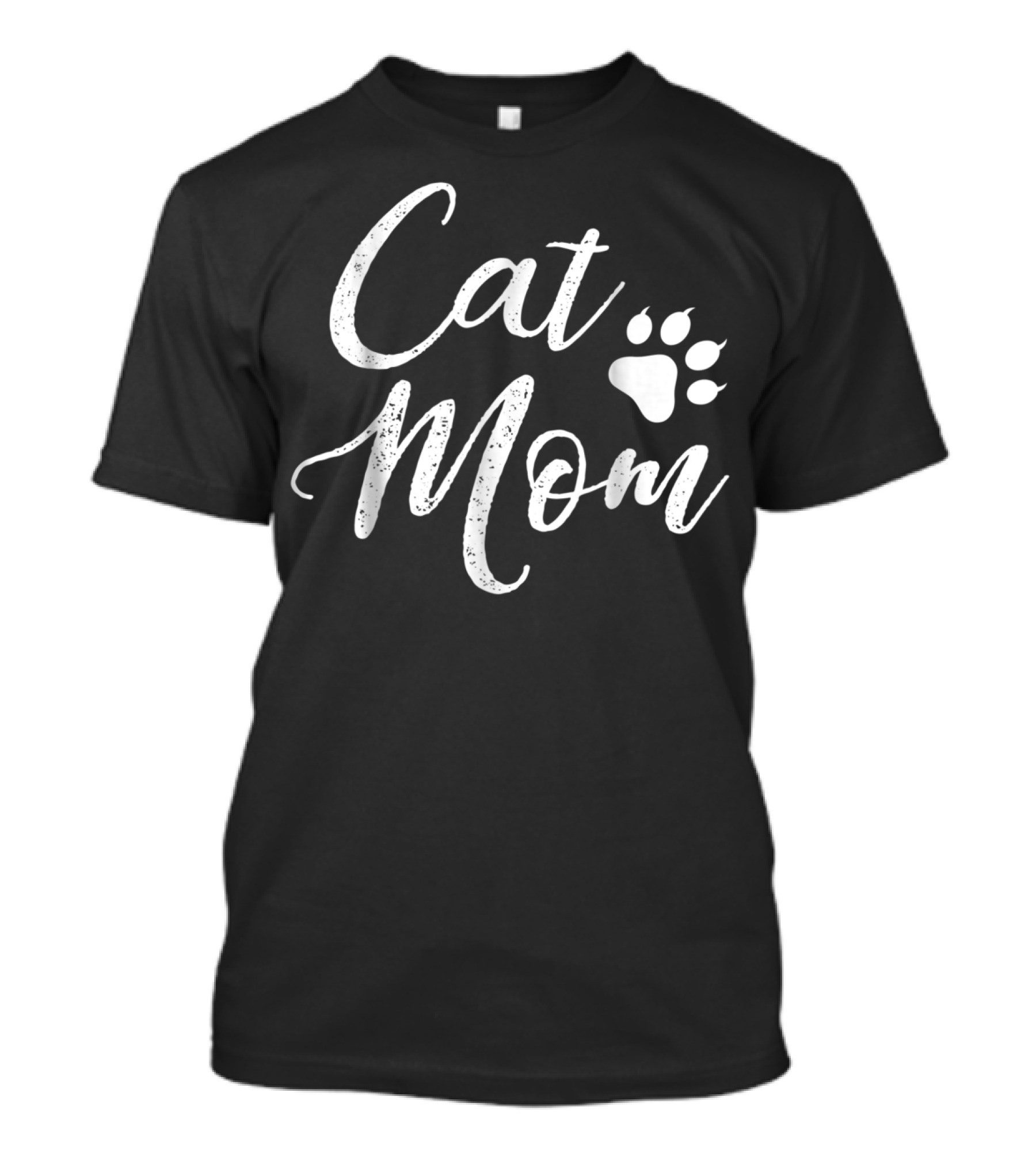 Cat Mom Paw Print Tee80 T-Shirt
