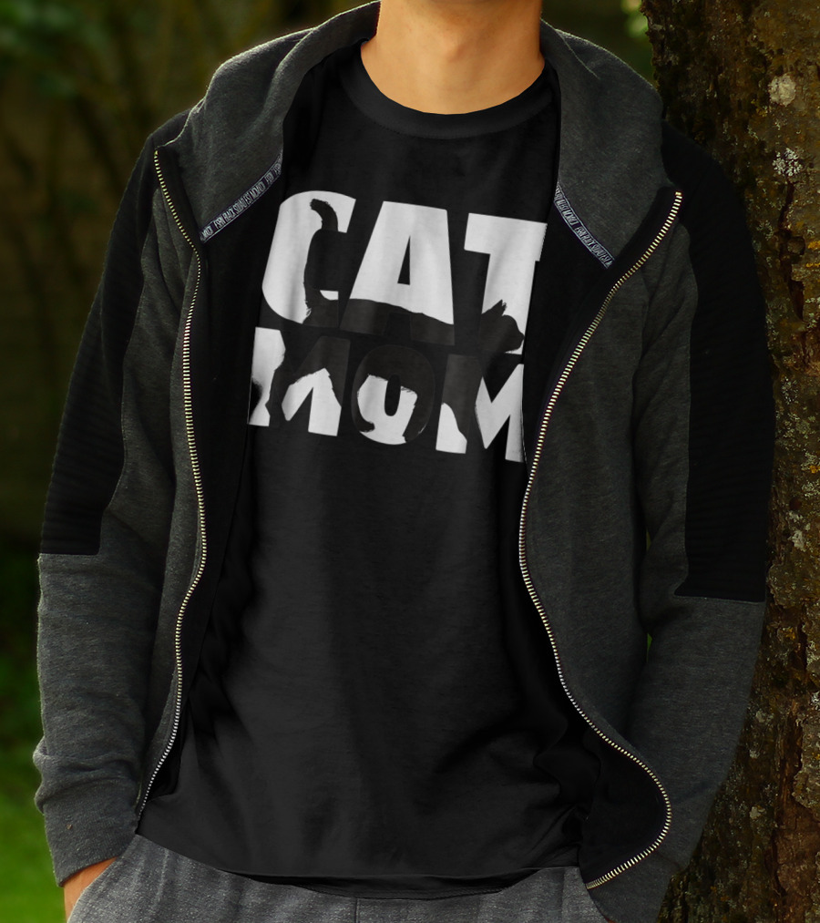 Cat Mom Cat Lover For Mother With Cat T-Shirt