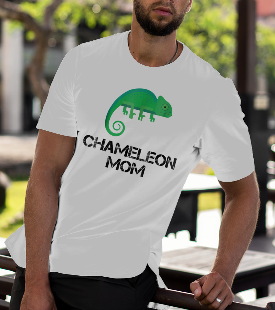 Chameleon Mom Chameleon Owner Green Reptile T-Shirt