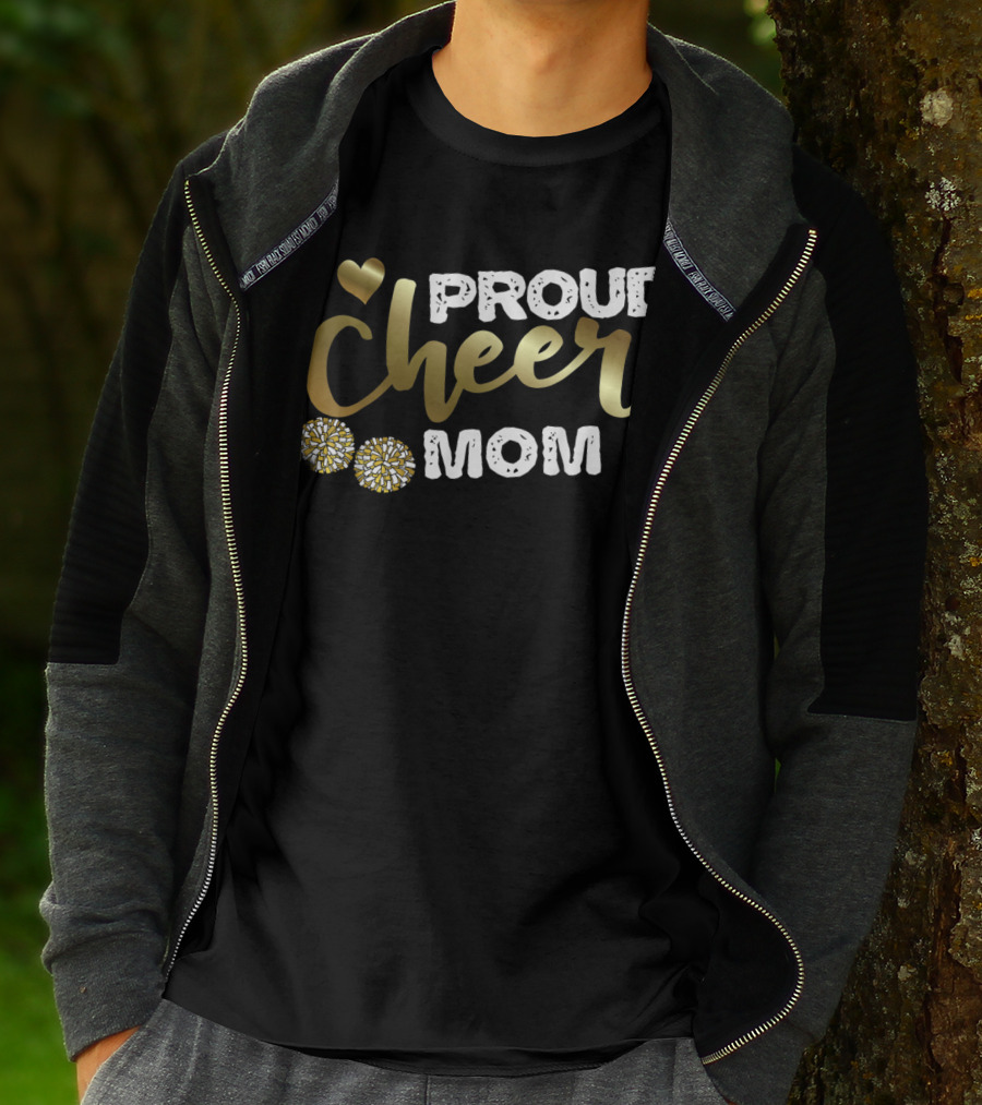 Proud Cheer Mom Cheerleader Pride Sports T-Shirt